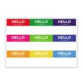 Hello My Name is Tag Stickers Labels for Stationery Books Notebooks Pencils 45PC Y98A. 