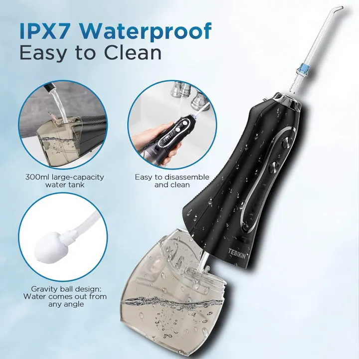 TEBIKIN%20Cordless%20Water%20Flosser%20Portable%20Dental%20Professional%20Oral%20Irrigator%20with%20Gravity%20Ball%20Powerful%20Travel%20Water%20Teeth%20Cleaner%20with%205%20Levels%205%20Tips%20IPX7%20Waterproof%20300ML%20for%20Home%20Travel%20-%20Image%207