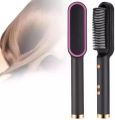Hair Straightener Brush Comb - 2 In 1 Hair Hot Comb Anti-Scald Hair Straightener Brush For Girls - Electric Hair Straightening Comb.. 