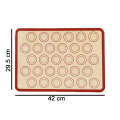 Non Stick Silicone Baking Mat And Macaron Making 30 Circles Pattern Sheet. 