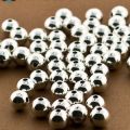Silver Plated 10mm Round Loose Beads for Jewelry Craft Making, vase filling, home decoration.. 