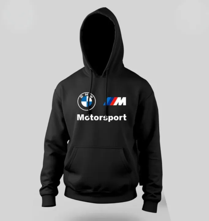 BMW Motorsport Printed Hoodie – Premium Quality Fleece Pullover for Men ...