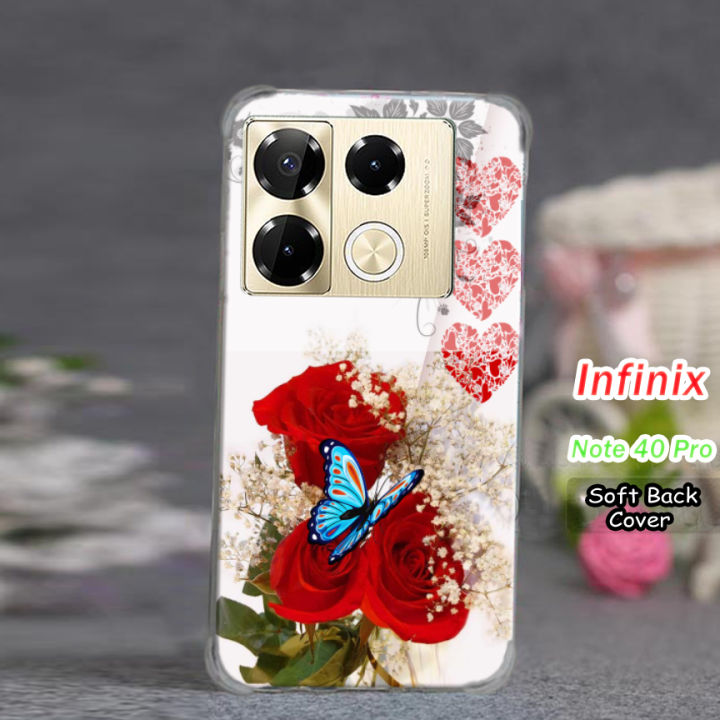 Infinix Note 40 Pro Back Cover - Floral 2Gud Soft Phone Case For Girls
