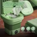 Mini Portable Washing Machine – Foldable Washing Machine with Dryer – Baby Clothes Washer – Compact Washer for Kids Clothes – Travel & Dorm Use – Small Washing Machine with Dryer Function – Electric Laundry Bucket Washer for Home & Outdoor. 