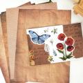 High-Quality Vintage Paper Classic 48 Sheets Vintage Design Letter Paper A4 Size Smooth Texture Writing Paper for Invitations. 