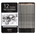 Worison Professional Sketch and Drawing pencils set, Art Pencil 12-Count Drawing/Sketching Pencil Set of 12 in Metal Box. 