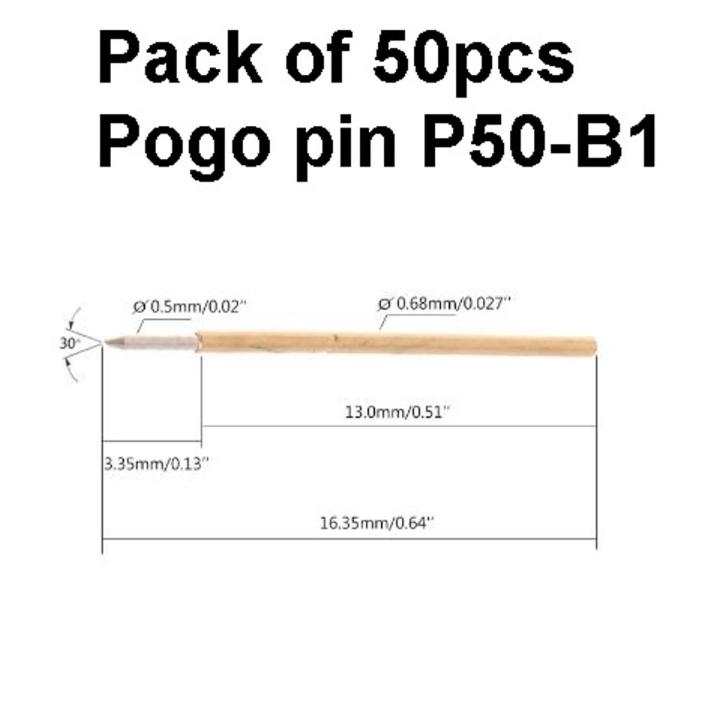 Pack of 50pcs Pogo pin P50-B1