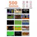 G5 Retro Handheld Game Console, Built-in 500 Games, Portable Handheld Video Games for Kids and Adult, Support TV. 
