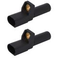 2X Crankshaft Position Sensor 1621533028 for Ssangyong MUSSO KORANDO E23 E32. 