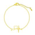 【beauty code】QIAMNI Stainless Steel New City Lion Arrow Lips Map Boat Heartbeat Bracelet Women Girls Souvenirs Jewelry. 