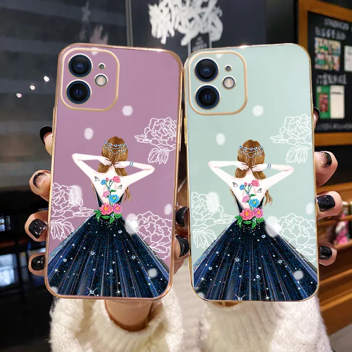 chenyyka%20For%20OPPO%20A92%20Case%20Plating%20Side%20Edge%20Square%20New%20Design%20Clear%20Princess%20Girl%20Phone%20Cases%20Pattern%20Silicone%20Casing%20Full%20Back%20Cover%20Camera%20Protect%20Shockproof%20Softcase%20-%20Image%209