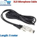5m/10m XLR Cable Female to 6.5mm Plug Microphone Mic Audio Cable Wire Cord. 