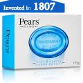 Pears Transparent Soap - Blue - Pure & Gentle With Mint Extracts - 125g. 