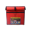 Large Insulated Food Delivery Bag 18x18x18 inch, Thermal Hot and Cold Backpack with Transparent Pocket. 