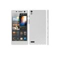 Huawei Ascend P6 White Snake Leather Texture Mobile Skin. 