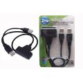 Best USB 2.0 SATA 7+15pin to USB 2.0 Adapter Cable for 2.5 HDD & SDD For Laptop Hard Disk Drive. 