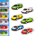 6 Pcs - Classic Racer Alloy Light Tin Metal Pull Back Car Toys Set For Kids Boys Girls PullBack Cars Die Cast Vehicle Toy Set. 