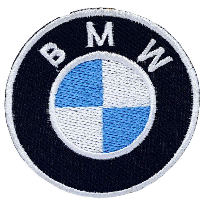 BMW Motors cars vehicle Embroidery Iron On Patches Sew On Badges For Bags Jeans Clothes Jackets