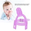 2colors Adjustable Thumb Sucking Finger Protector Silicone Biting Teether for Babies Infant. 