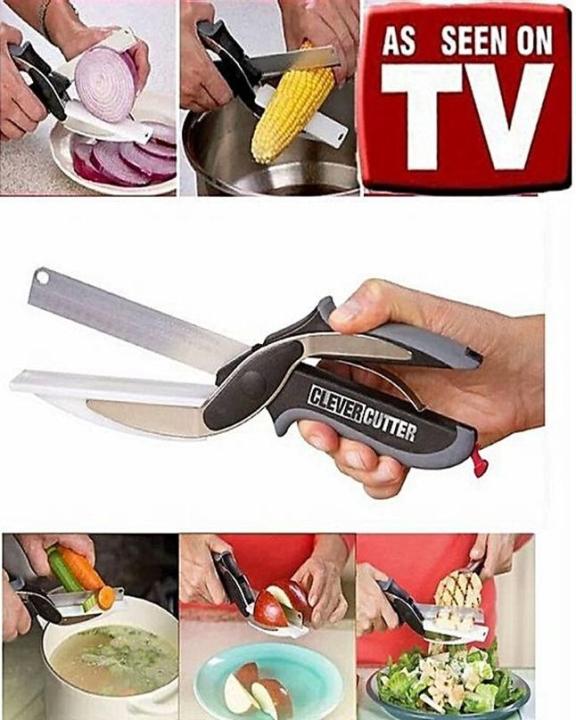 2 in 1 - Chopper & Cutter - Silver