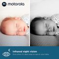 Motorola Baby Monitor - VM50G Video Baby Monitor with Camera, 1000ft Range 2.4 GHz Wireless 5" Screen, 2-Way Audio, Remote Pan, Tilt, Zoom, Room Temperature Sensor, Lullabies, Night Vision 1 Camera. 