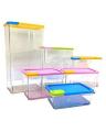 Stackable & Space Savvy Pocket Block Container Set Of 6 Pcs. 
