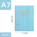 2023 Mini A7 English Agenda Book Journal Cute Creative Pocket Notebook Daily Planner Cheap Korean Stationery. 