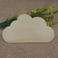 Multiple Sizes Unfinished Blank Cloud Wood Cutout Shape Decor Laser Cut DIY Crafts Home Decoration. 