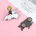 Classic Anime Naruto Akatsuki Lapel Pins Backpack Jeans Cartoon Metal Badges Enamel Brooch Accessories Jewelry For Fans Gifts. 