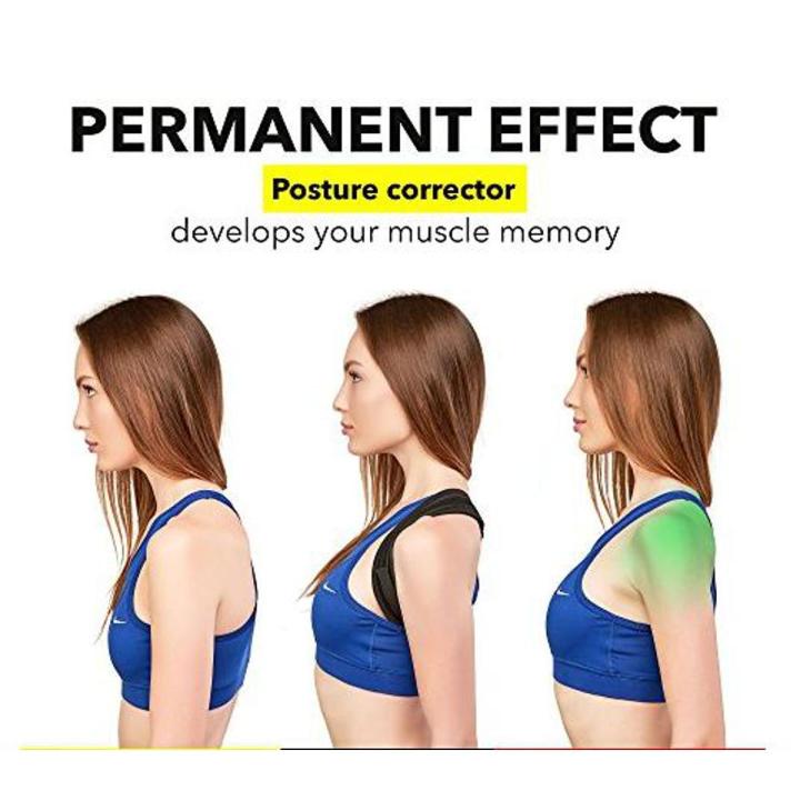 [Original] Best Clavical Support Posture Corrector Of 2020 For Women And Men Comfortable Adjustable Upper Back Straightener Brace
