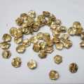 30 Pcs Embroidery Craft Material  Gota Patti Flowers Small Silver/Gold Rose 1 cm. 