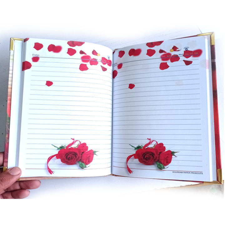 Diary%20Forever%20Flower%20Printed%20Note%20Book%20Gift%20For%20Girls%20Boys%20Size%20A5%20-%20Image%203