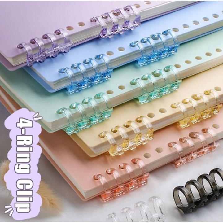 Fourring Plastic Binder Universal Detachable Stationery Clips DIY