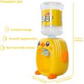 Children's Little Yellow Duck Kitchen Pretend Mini Water Dispenser Simulation Cosplay Kitchen Drinking Toy Birthday Gift. 