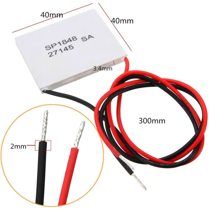 【All Of Me】40x40mm Thermoelectric Generator Peltier Module TEG Degree Temperature Chip