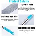 Flexible Fan Duster Microfiber Fan Cleaning Duster Brush | with Long Extendable Rod for Dusting Cleaner for Fan Car Kitchen & Furniture. 