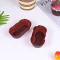 96Pcs Disposable Oval Eclair Cupcake Muffin Paper Liner Baking Cups - Multicolor. 