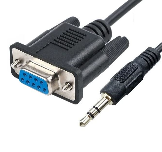 DB9 Serial 9 Pin Female to 3.5mm Male 2 Yards RS232 Cable Genuine Branded