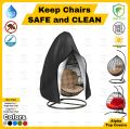 Egg Hanging Swing Chair Cover BY ALPHA TOP COVERS - Waterproof Dust Proof Insect Free Good Life Patio Chair Shizi Egg Shaped Hanging Chair Dust Cover Protector Egg Hanging Chair Jhulla Egg Chair jholla Covers. 