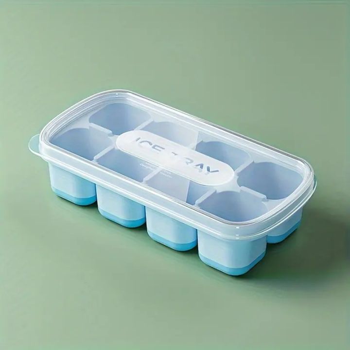 Food%20Grade%208%20Grid%20Ice%20Cube%20Tray%20with%20Lid%20for%20Home%20Kitchen%20Ice%20Cube%20Household%20Silicone%20Ice%20Tray%20with%20Lid%20Ice%20Making%20Mold%20Refrigerator%20Ice%20Making%20Box%20Small%20Ice%20Cube%20Tray%20-%20Image%202