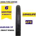 SERVICE LONGLIFE 2.25-17 (4) FRONT TYRE FOR 70CC MOTER BIKE. 