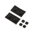 2x 8 Pieces Replacement Rubber Feet Screw Plug Cover Caps for Nintendo 3DS XL. 