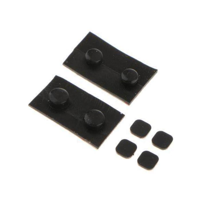2x 8 Pieces Replacement Rubber Feet Screw Plug Cover Caps for Nintendo 3DS XL