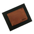 Small Size Brown Leather Wallet. 