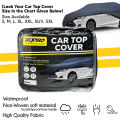 Dextro Top Cover Non Woven Dust And Water Proof Full Body Cover Small,Medium,Large,XL,XXL, 5XL (Look Your Car Top Cover Size in the Chart Given Below). 