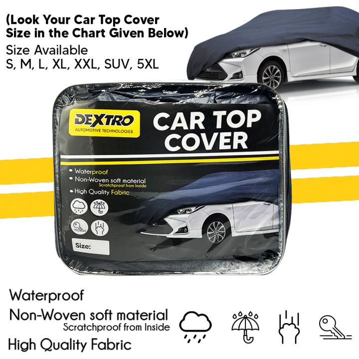 Dextro%20Top%20Cover%20Non%20Woven%20Dust%20And%20Water%20Proof%20Full%20Body%20Cover%20Small,Medium,Large,XL,XXL,%205XL%20(Look%20Your%20Car%20Top%20Cover%20Size%20in%20the%20Chart%20Given%20Below)%20-%20Image%204