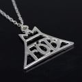 Rock Band Fall Out Boy Fob Rock Music Logo Necklace Music Jewelry Black Veil Brides Rock Music Bvb Logo Necklace. 