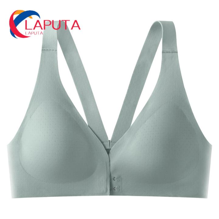 Women Bra Front Button Summer Invisible Seamless Bra