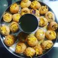 Pani Puri, Ready to fry Pani Puri, Spicy Gol Gappay, Homemade pani puris, Gol gappay with free pani masala, single box has almost 40 pallets. 