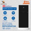 Dawlance Refrigerator | 91999 Avante+ IOT  Double Door Refrigerator | Digital Touch Display+ Wi-Fi Connectivity | Glass Door Refrigerator -Inverter Technology-Energy Saving-12 Years Compressor Warranty.. 